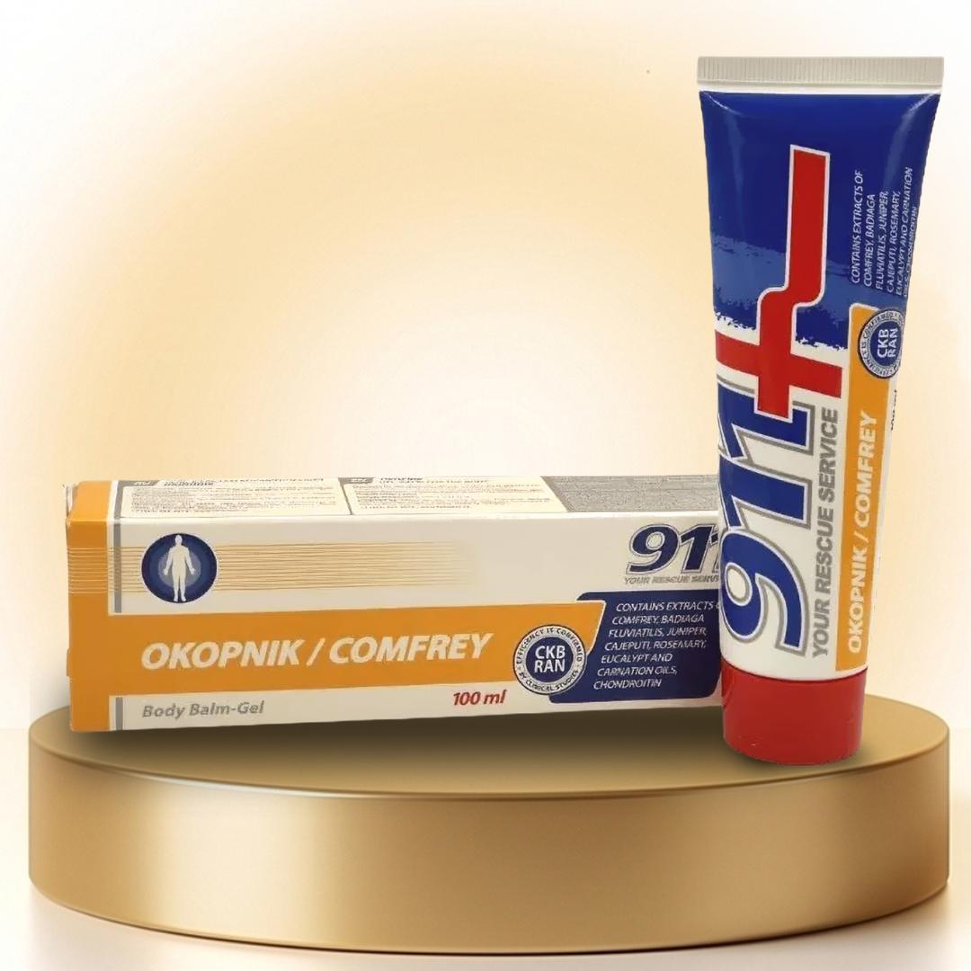 đż OKOPNIK / COMFREY Body Gel-Balm â 911 FARMAKOM <span style="color: red">100 ml</span> - Image 3